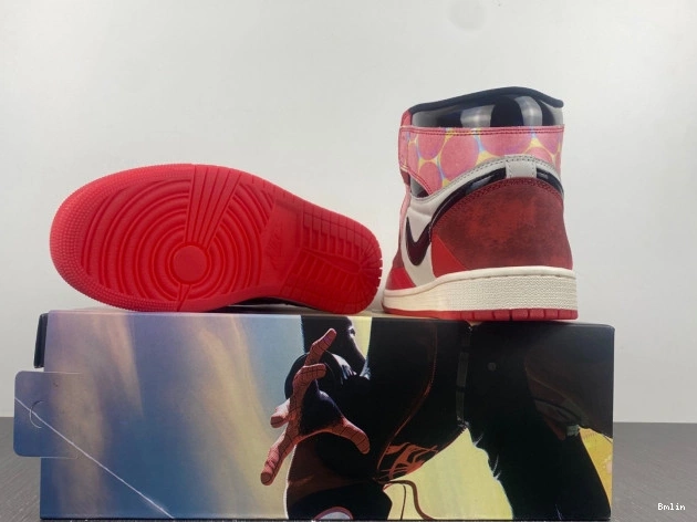 Bmlin shoes DV1748-601 1 Spider-Verse High Jordan the Across OG Spider-Man 0805